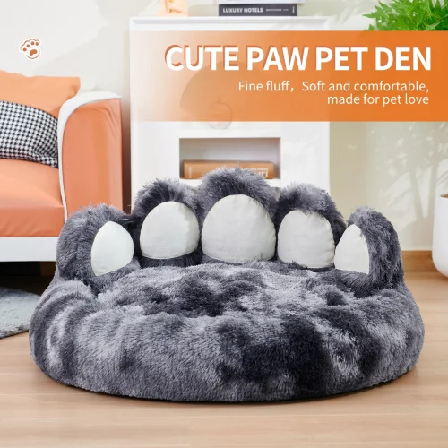 Cozy Comfy Paw Shape Warm Dog Bed