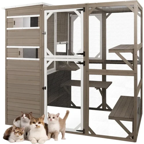 Large Cat House Outdoor Weatherproof