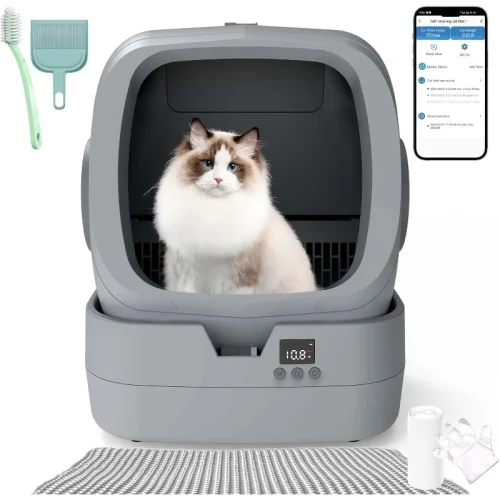 Automatic Cat Litter Box Self Cleaning