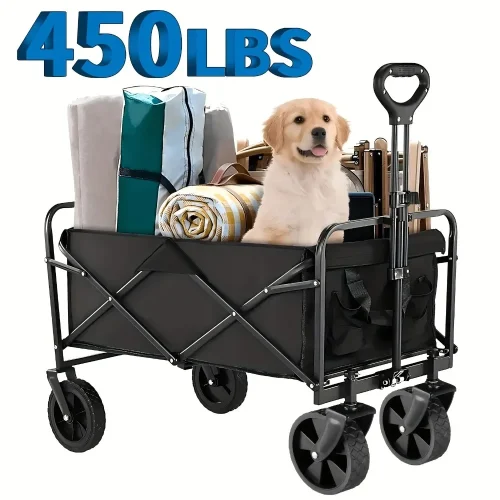 Foldable Heavy Duty Utility Cart for Camping