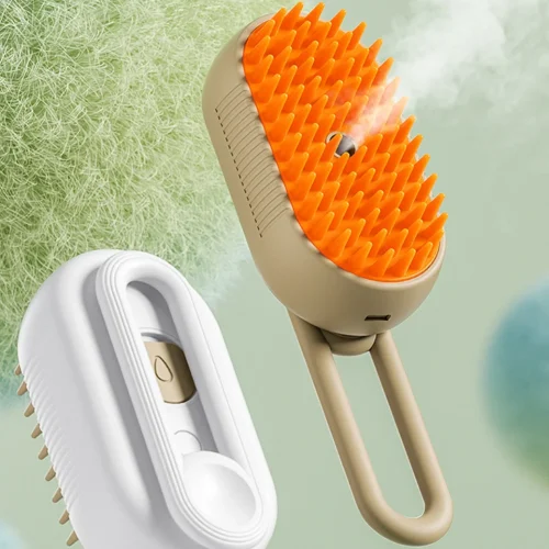 Electric Pet Cleaning Brush Steam Spray